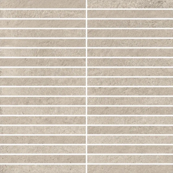Керамогранит  / Италон / Italon / Eternum / Этернум/  Мозаика Крим Стрип 30х30  / Cream Mosaico Strip 30х30